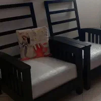 مبل راحتی چوب روسی