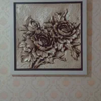تابلو برجسته طرح گل