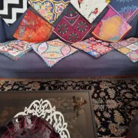 ۲۰ طرح رومیزی مخمل مربع ۷۰ سانتی نو