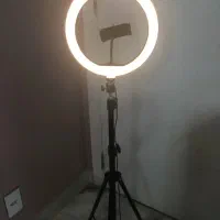 فروش رینگ لایت dimmable potable نو با پایه دو متری
