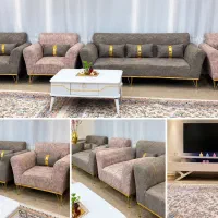 مبل ۷ نفره شیک و سالم . میز عسلی . قیمت مناسب