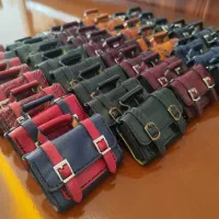 کیف کارت چرمی دست دوز  طرح مینو