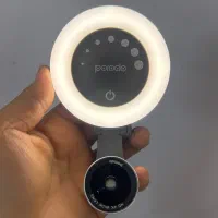 لنز دوربین همراه با رینگ لایت ۳نور