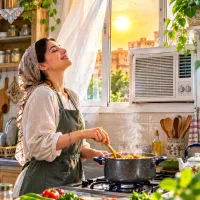 مطبخت گرمه بیا فروشگاه کولر آرمند