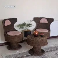 میز و صندلی حصیری
