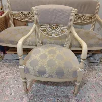 مبل 9 نفره بهترین جنس چوب راش و محکم با۳ تا عسلی
