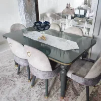 فروش مبل ۱۳ نفره با میز نهارخوری ۶ نفره