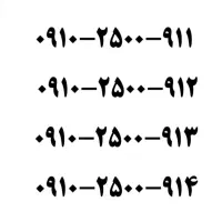 ۰۹۱۰۲۵۰۰۹۱۱