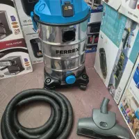 جارو برقی صنعتی FERREX قدرت ۱۲۰۰ وات ظرفیت ۳۵ لیتر