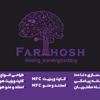 کارت ویزیت طراحی سایت لوگو سامانه باشگاه NFC