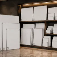 تخته وایت برد ساده۱۲۰در۲۴۰ ۱۰۰×۲۰۰مغناطیس پایه دار