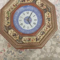 ساعت دیواری خاتم‌کاری و نگارگری