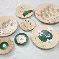 دیوارکوب سفالی