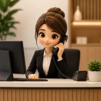منشی خانم یا آقا(در دفتر قالیشویی)