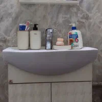 فروش روشویی به همراه آینه و شیر روشویی