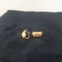 گوشواره فندقی ۲درصد