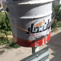 سطل آهنی جا رنگ