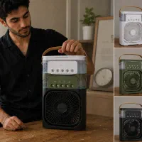 پنکه مه‌پاش رومیزی شارژی