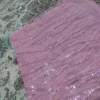 پارچه صورتی مجلسی ۱مترو۸۰ سانت
