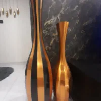 گلدان دکوری چوبی نو