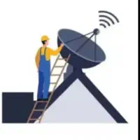نصب آنتن گیرنده براکت تنظیم تلویویزن و...