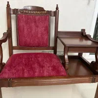میز تلفن چوب راش