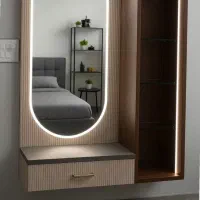 آیینه کپسولی نور مخفی یخی