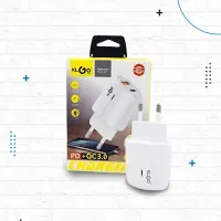 آداپتور شارژ 2 پورت USB-A و USB-C شارژ سریع 30وات