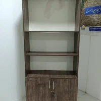 کتابخانه ایستاده ۴طبقه به همراه کمد قفل‌دار درحدنو