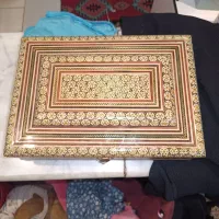 جعبه خاتم کاری اصیل اصفهان قران