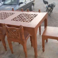 میز صندلی سنتی