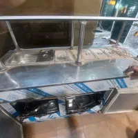 یخچال تاپینگ ۱۸۰ و میز فریزر ۱۹۰
