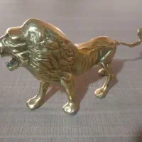 مجسمه شیر برنز