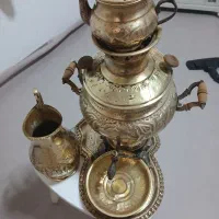 سماور گازی برنجی سالم