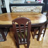 میز غذاخوری سالم با دوتا صندلی