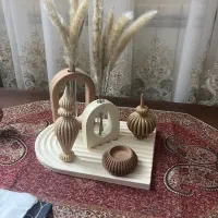 سنگ مصنوعی و شمع