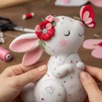 خانم جهت مونتاژ عروسک
