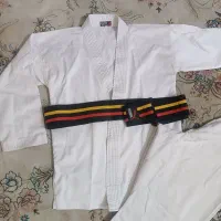 لباس شلوار فرم تکواندو کاراته همراه کمربند