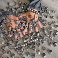 نقره دستبند گردن بند انگشتر طلا