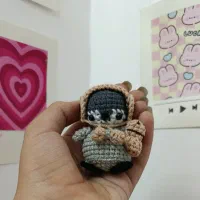 بافت عروسک و جاکلیدی .
