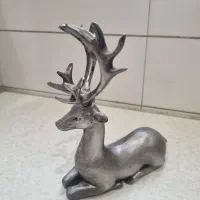 مجسمه گوزن پلی استر ودوعدد مجسمه فرشته