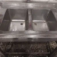 سینگ ظرف شویی دولگنه تمام استیل صعنتی