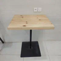 میز تک پایه چوب روس