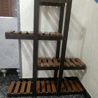 استند چوبی گلدان
