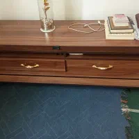 میزتلویزون رنگ قهوه ای دارچ