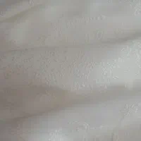 پرده سفید طرح دار