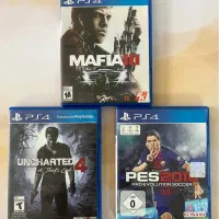 دیسک بازی PS4 - انچارتد۴ ، مافیا۳ ، پی اس ۲۰۱۸
