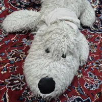 عروسک سگ بزرگ