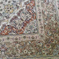 فرش ماشینی کرم رنگ