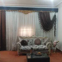 پرده سالن پذیرایی بهمراه کتیبه